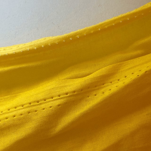 Broderie - jaune