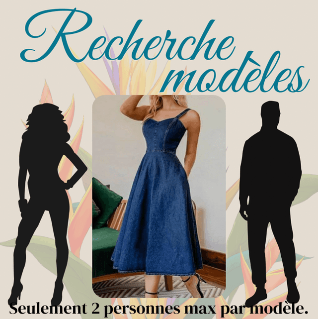 Robe en jeans