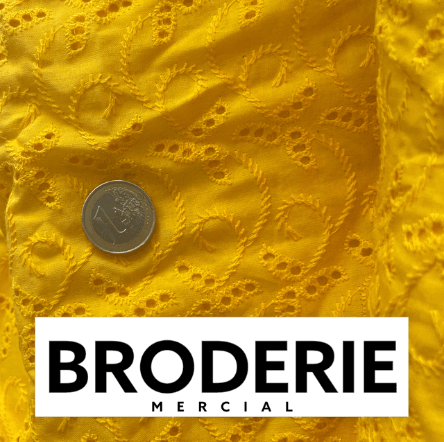 Broderie - jaune